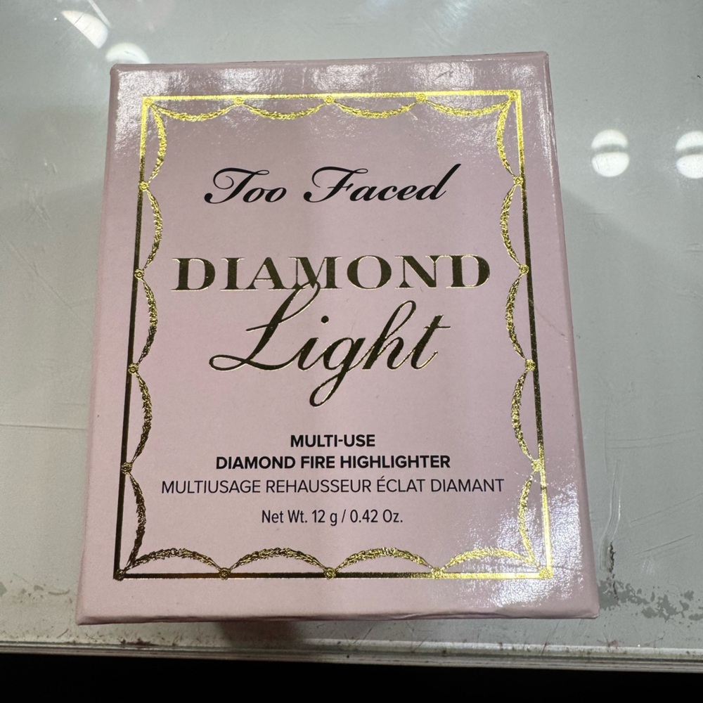Too Faced Diamond Light Highlighter in Pink and Gold
